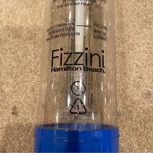 Fizzini Hamilton Beach Cabonated Water Maker SodaStream Competitor Blue - Picture 2 of 7